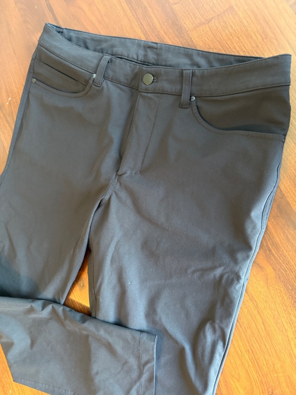 Lululemon- Black Stretch Slim Pants - 34